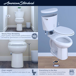 Mainstream Chair Height Elongated Toilet